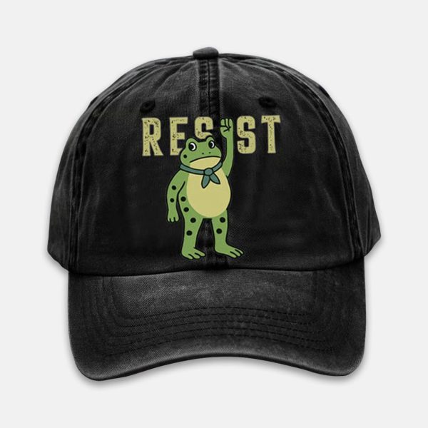 Resist Portland Frog Hat