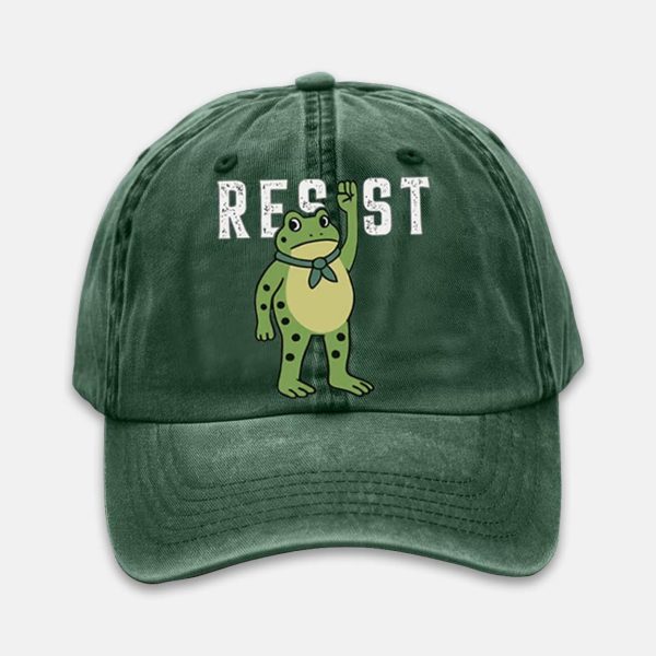 Resist Portland Frog Hat 2