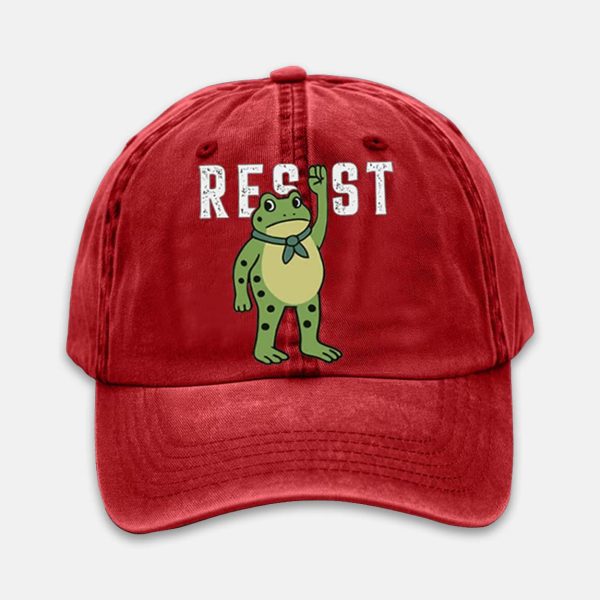 Resist Portland Frog Hat 3