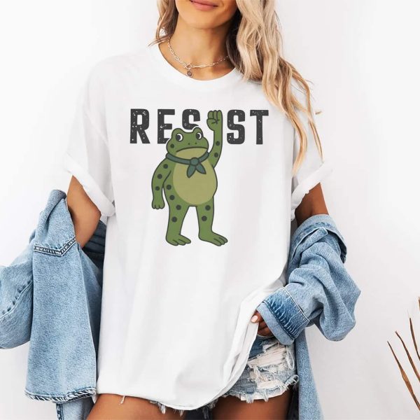 Resist Portland Frog Shirt 2