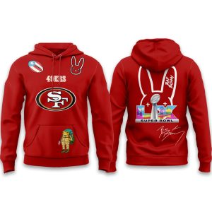 49ers Bad Bunny Super Bowl LX Hoodie