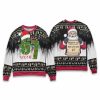 Santa Naughty List Kids Who Say 67 Christmas Ugly Sweater 1