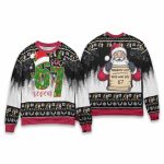 Santa Naughty List Kids Who Say 67 Christmas Ugly Sweater