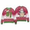 Santa Naughty List Kids Who Say 67 Christmas Ugly Sweater 3