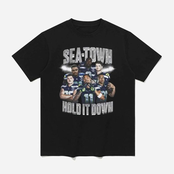 Seahawks Sea Town Hold It Down Shirt 1
