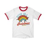 Sheriff Country Wes Fox Sittin On A Rainbow Shirt