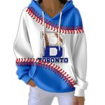 Toronto Baseball Elastic Pit Strip Hoodie