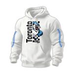 Toronto Unisex Casual Baseball Print Hoodie