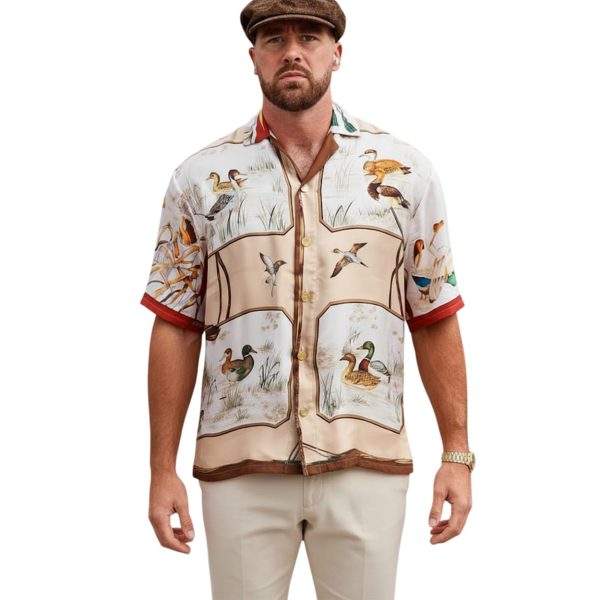 Travis Kelce Wood Duck Hawaiian Shirt