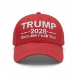 Trump 2028 Because Fuck You Hat