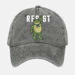 Unisex Portland Frog Resist Print Hat