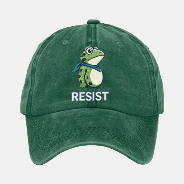 Unisex Resist Frog Baseball Cap 1