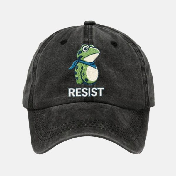 Unisex Resist Frog Baseball Cap