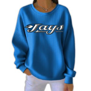 Jays Baseball Elastic Pit Strip Sweatshirt