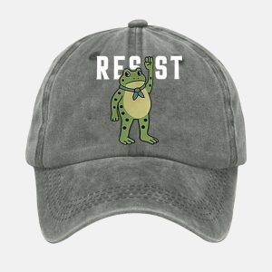Unisex Portland Frog Resist Print Hat 1