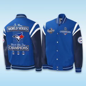 Blue Jays 3-Times World Series Champions Baseball Jacket