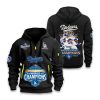 2025 Dodgers Back 2 Back World Series Champions Hoodie Half Zipper