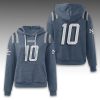 2025 Drake Maye Patriots Rivalries Waffle Hoodie