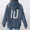2025 Drake Maye Patriots Rivalries Waffle Hoodie