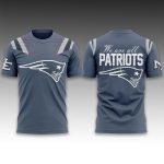 2025 NE Patriots Rivalries Nor Easter Storm Blue Shirt