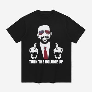 Zohran Mamdani Turn The Volume Up Shirt