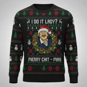Jay Renshaw Do It Lady Merry Chit-Mas Ugly Sweater