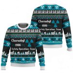 Chernobyl 1986 Safety Operations Team Ugly Christmas Sweater