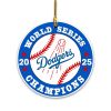 Dodgers 2025 World Series Champions Ornament