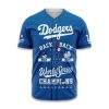 Dodgers B2B World Series Champs Baseball Jersey1