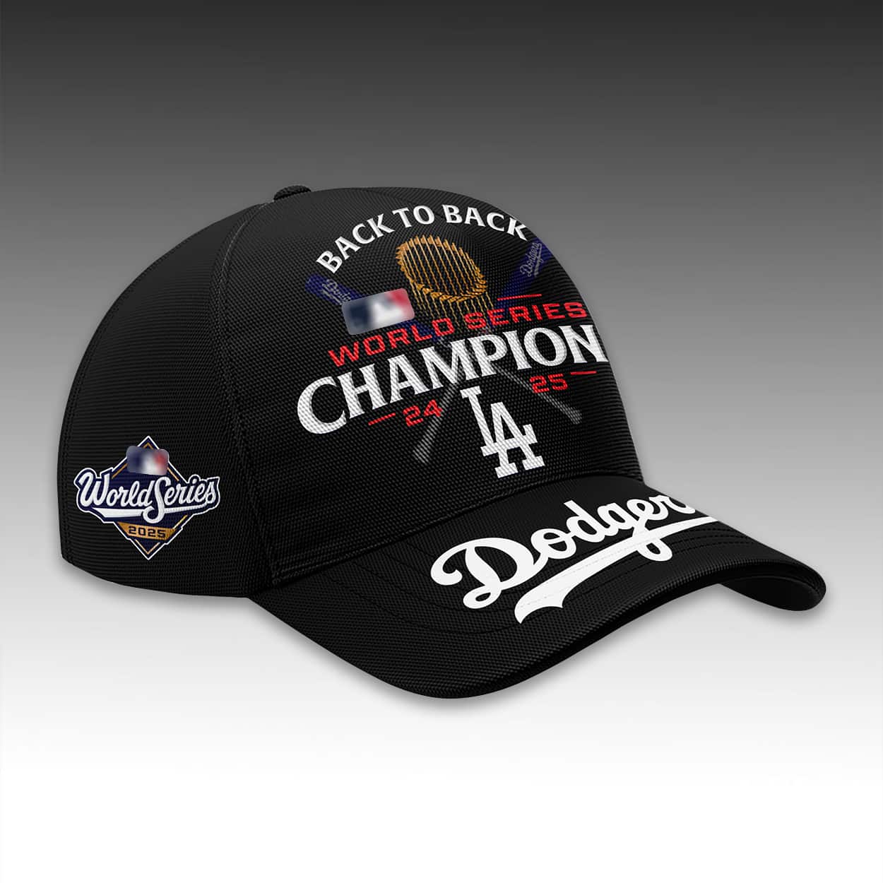 Dodgers Back To Back World Series 2025 Champions Cap 6 Dodgers Back To Back World Series 2025 Champions Cap