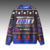 Hungry Grab A Bible Christian Christmas Ugly Sweater