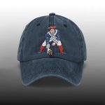 Pat Patriot Football Print Hat