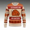 Queens University Coach Grant Leonard Leftovers Are For Quitters Ugly Sweater