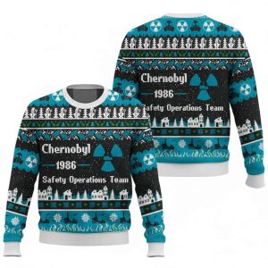 Chernobyl 1986 Safety Operations Team Ugly Christmas Sweater