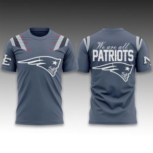 2025 NE Patriots Rivalries Nor Easter Storm Blue Shirt