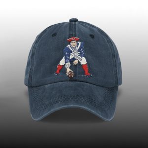 Pat Patriot Football Print Hat