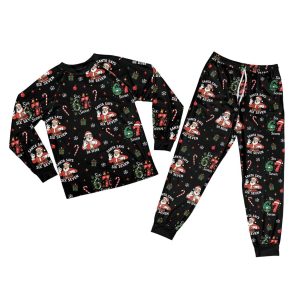 Santa Says 67 Meme Christmas Pajamas Set