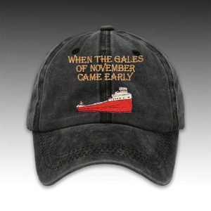Edmund Fitzgerald When The Gales Of November Come Early Hat