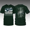 2025 Eagles NFC East Champs Two Sided Shirt