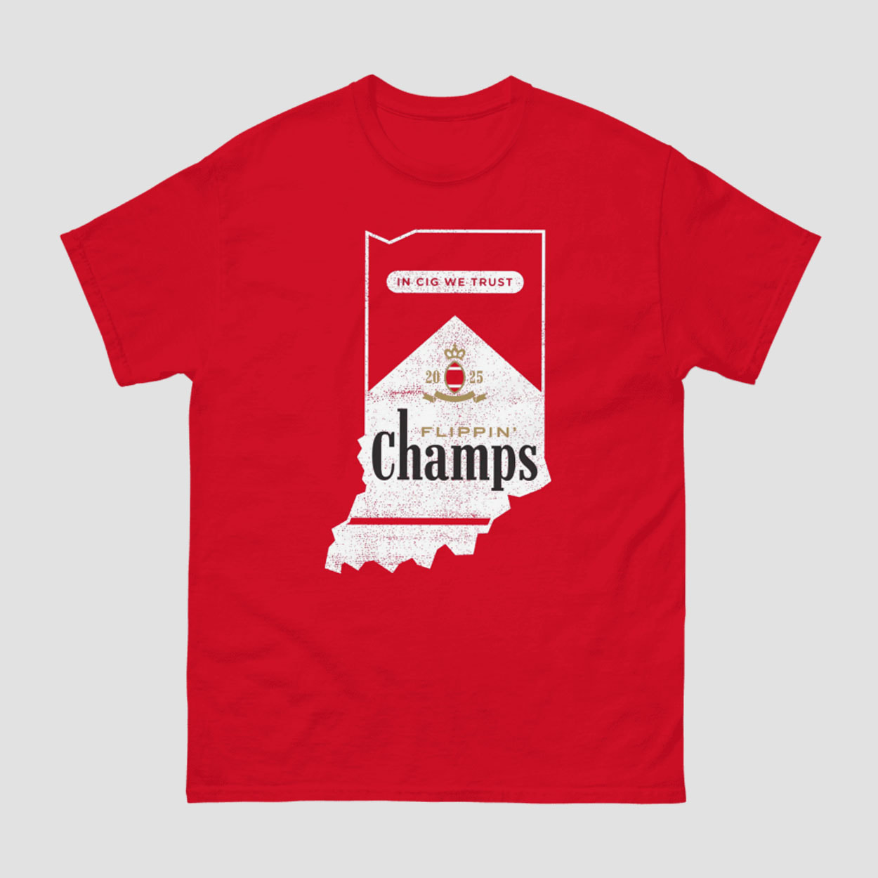 2025 Indiana Football Flippin Champs In Cig We Trust Shirt 2025 Indiana Football Flippin Champs In Cig We Trust Shirt
