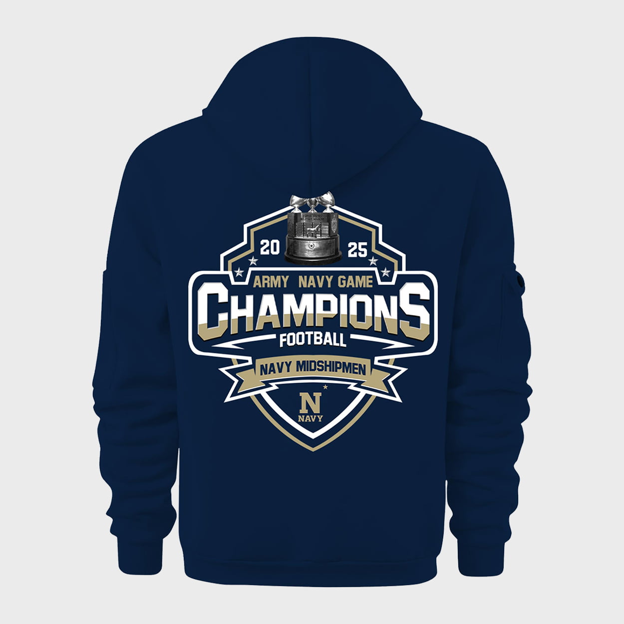 2025 Navy Midshipmen Commander-in-Chief's Trophy Champions Quarter Zip Hoodie 3 2025 Navy Midshipmen Commander in Chiefs Trophy Champions Quarter Zip Hoodie 3
