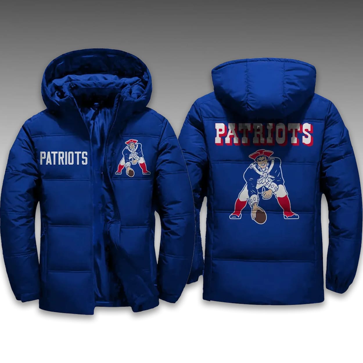 2025 Patriots Throwback Historic Down Jacket 2025 Patriots Throwback Historic Down Jacket