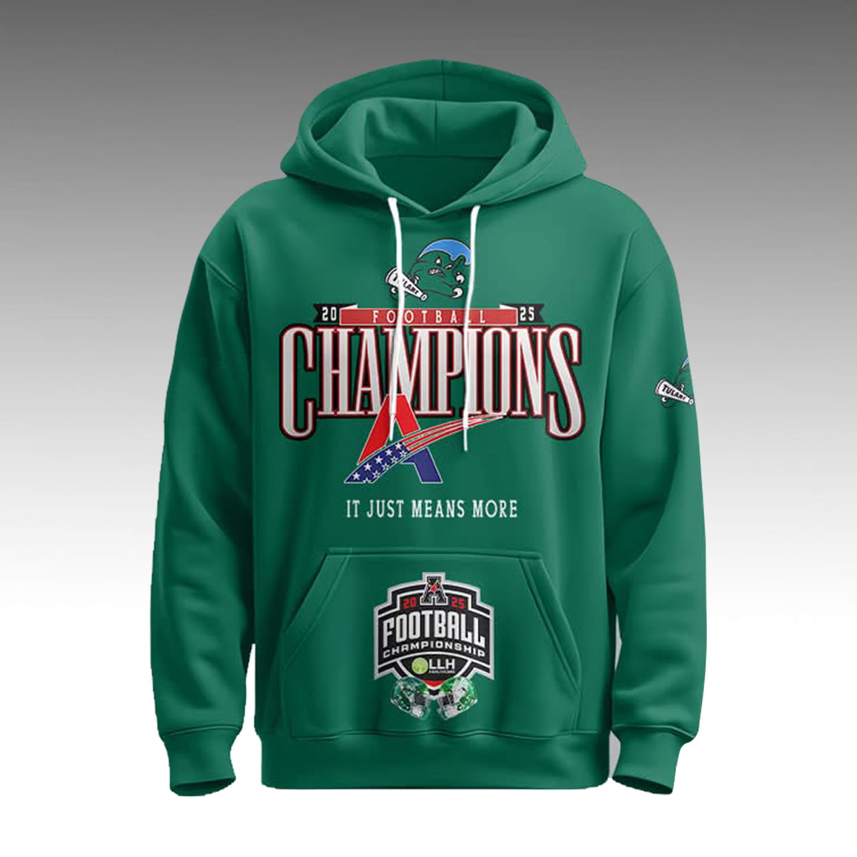 2025 Tulane Football American Conference Champions Hoodie 2025 Tulane Football American Conference Champions Hoodie
