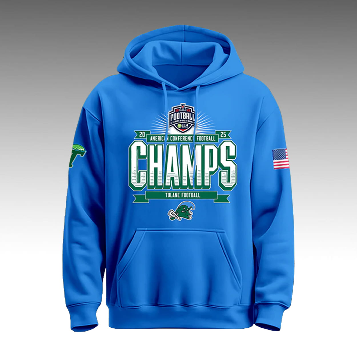 2025 Tulane Football American Conference Champions Shirt 2 2025 Tulane Football American Conference Champions Shirt1