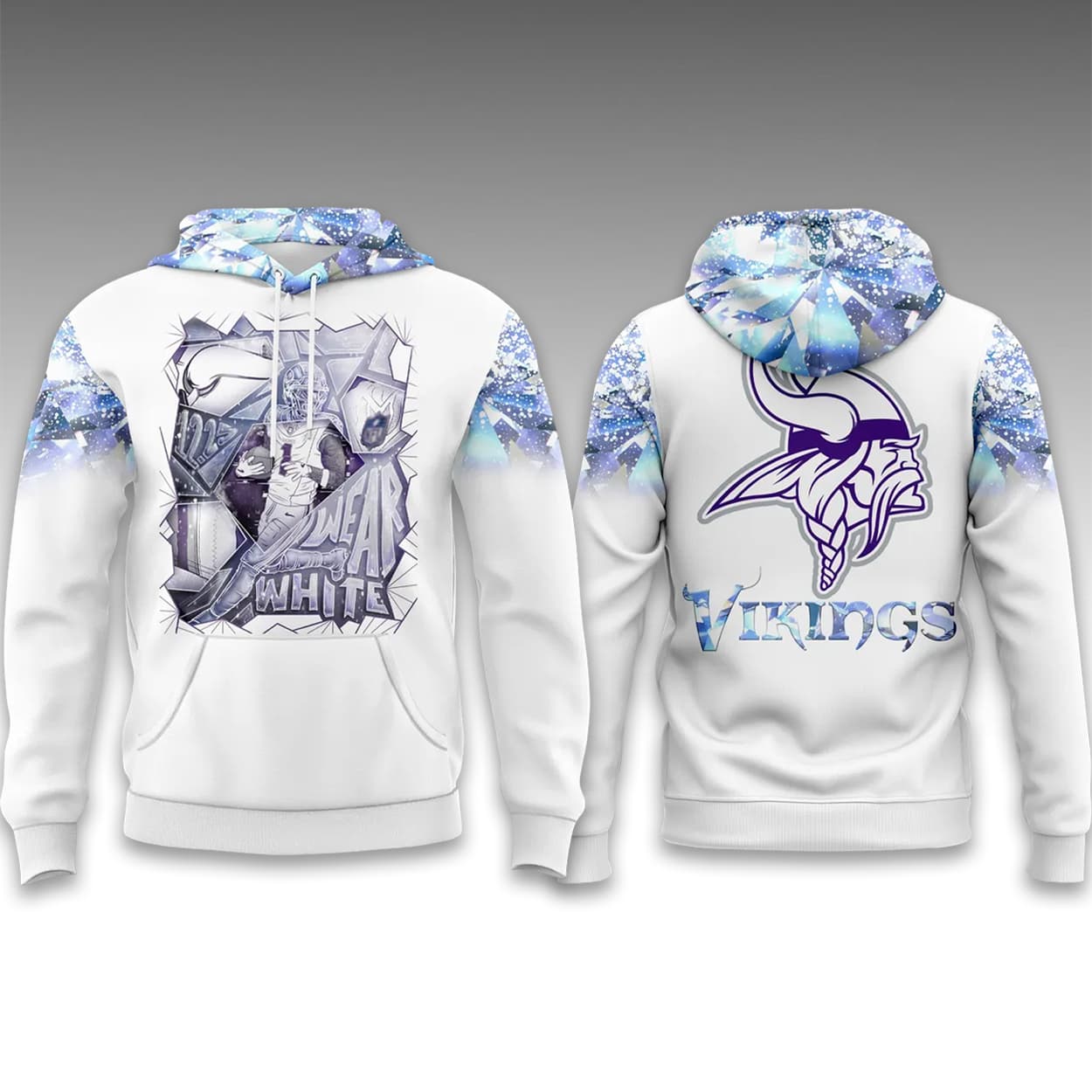 2025 Vikings Winter Whiteout Week Hoodie 2025 Vikings Winter Whiteout Week Hoodie