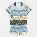 Brutus Crossed Out The M In Michigan Pajamas Set