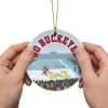 Brutus Go Buckeyes Snow Erase The M Ornament 3 Brutus Go Buckeyes Snow Erase The M Ornament1