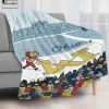Brutus Ohio Snow Erase The M Blanket 3 Brutus Ohio Snow Erase The M Blanket