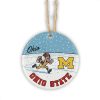 Brutus Ohio Snow Erase The M Ornament 5 Brutus Ohio Snow Erase The M Ornament