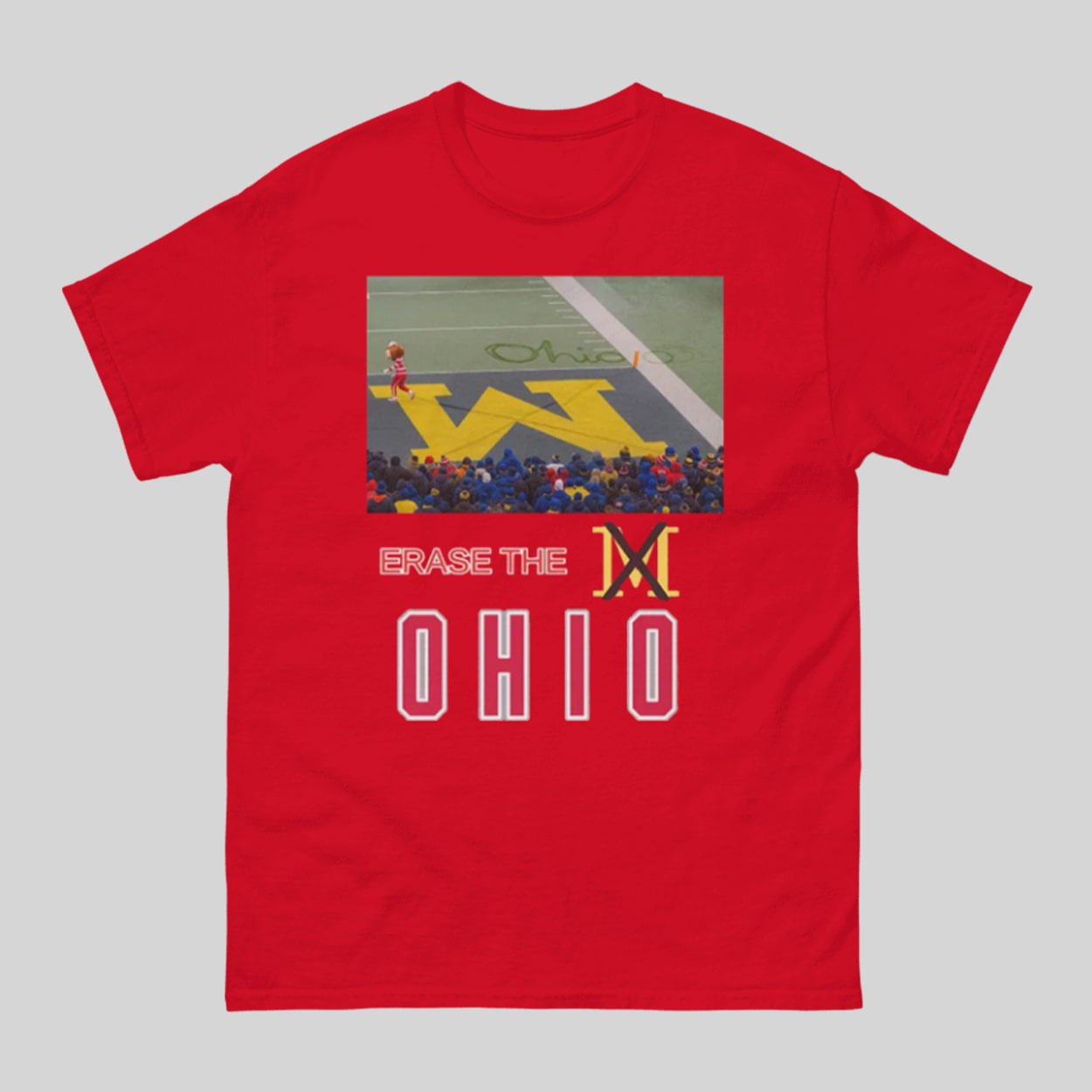 Brutus Ohio State Snow Erase The M Shirt 1 Brutus Ohio State Snow Erase The M Shirt